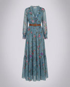 Boho V-Neck Maxi Dress