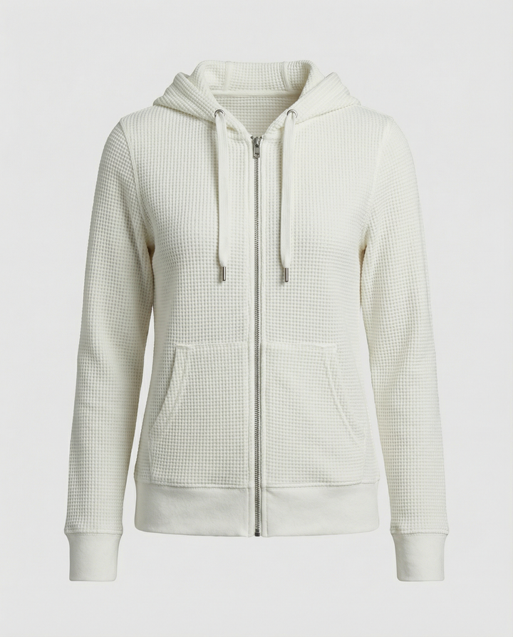 Checked women's leisure jacket