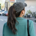 Ponytail Baseball Cap with Breathable Comfort and UV Protection