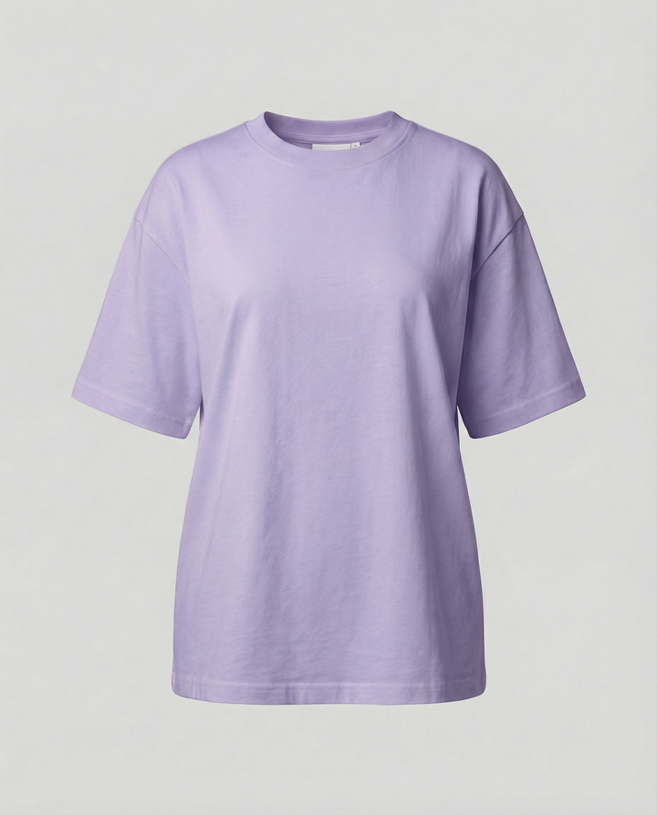 Oversized women's cotton T-shirt