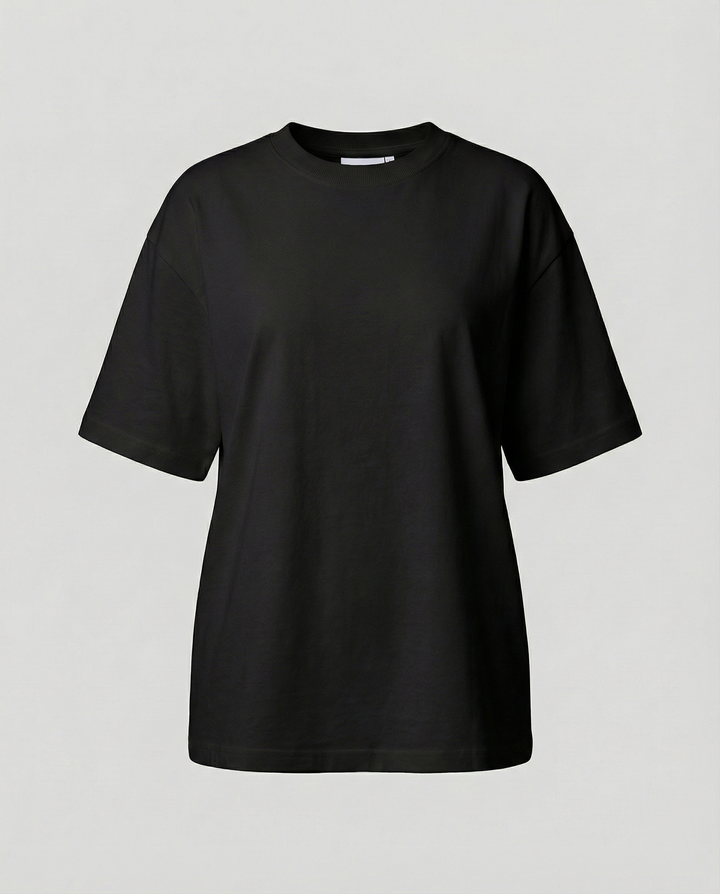 Oversized women's cotton T-shirt