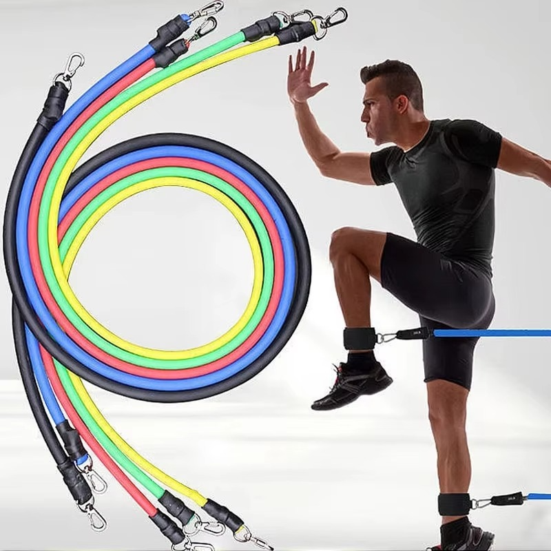11-Piece TPE Resistance Band Set