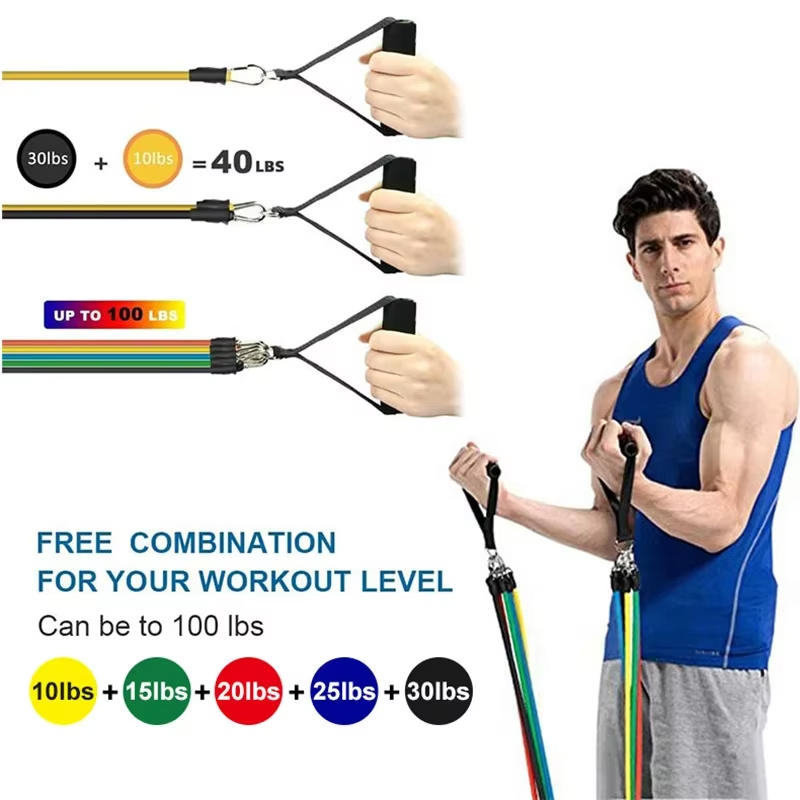 11-Piece TPE Resistance Band Set