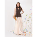 Women's Sleeveless Modal Top with Cowl Neck