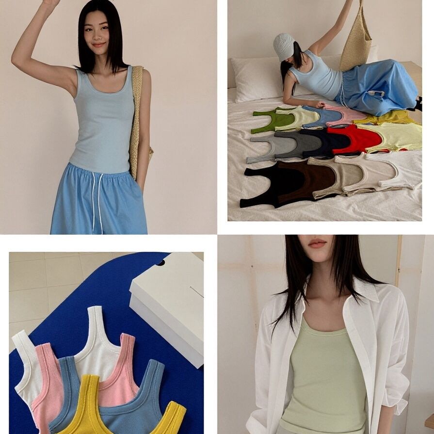 Women's Elegant Sleeveless Cami Tank Top