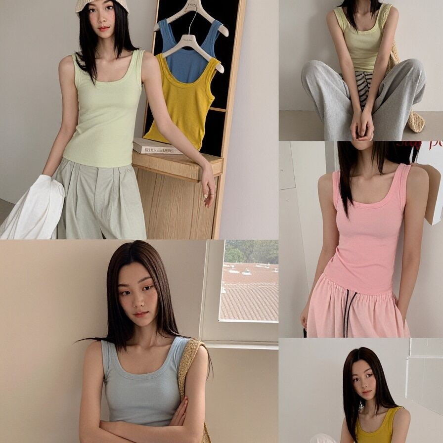 Women's Elegant Sleeveless Cami Tank Top
