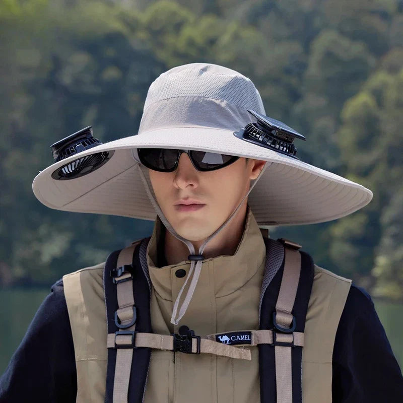 Large Brim Fan Cap