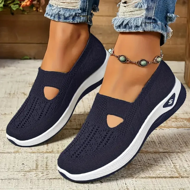 Women's Breathable Solid Color Sneakers