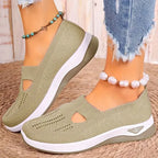 Women's Breathable Solid Color Sneakers