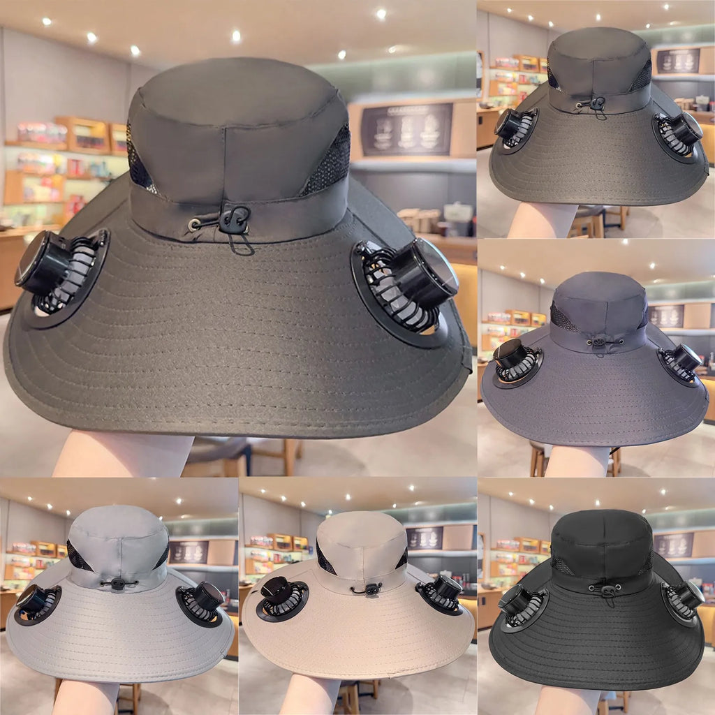 Large Brim Fan Cap