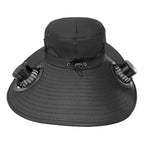 Large Brim Fan Cap
