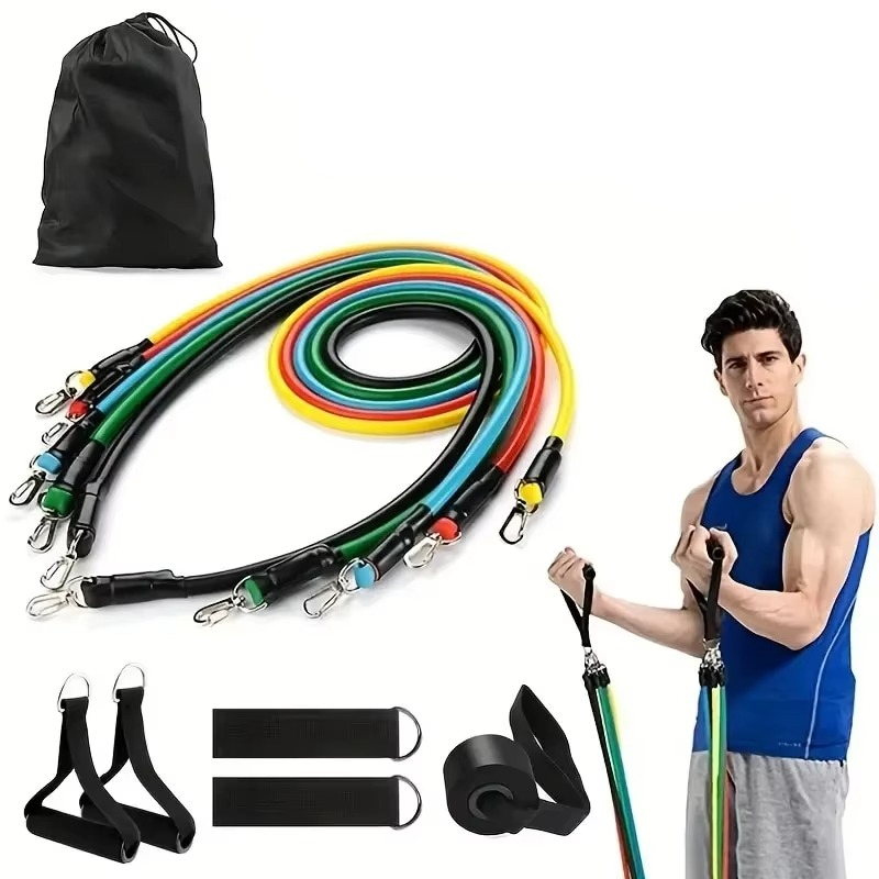 11-Piece TPE Resistance Band Set