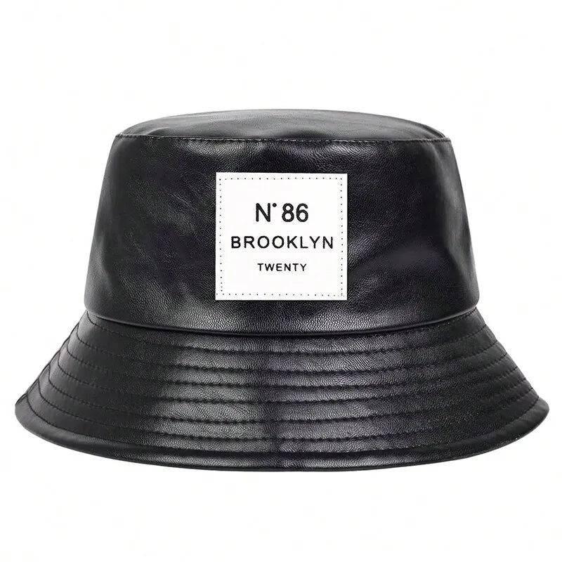 Casual PU Bucket Hat