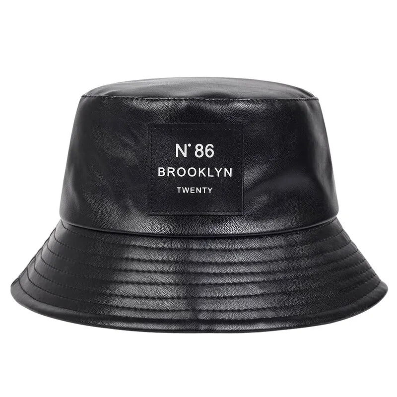 Casual PU Bucket Hat