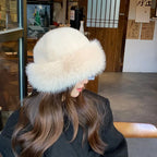 Women's Faux Fur Hat for Autumn and Winter