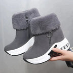 Comfortable Non-Slip Boots with Fur Lining and Side Zipper