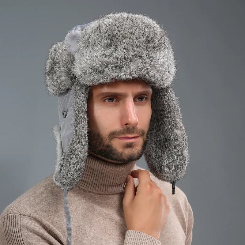 Men's Hat with Ear Flaps