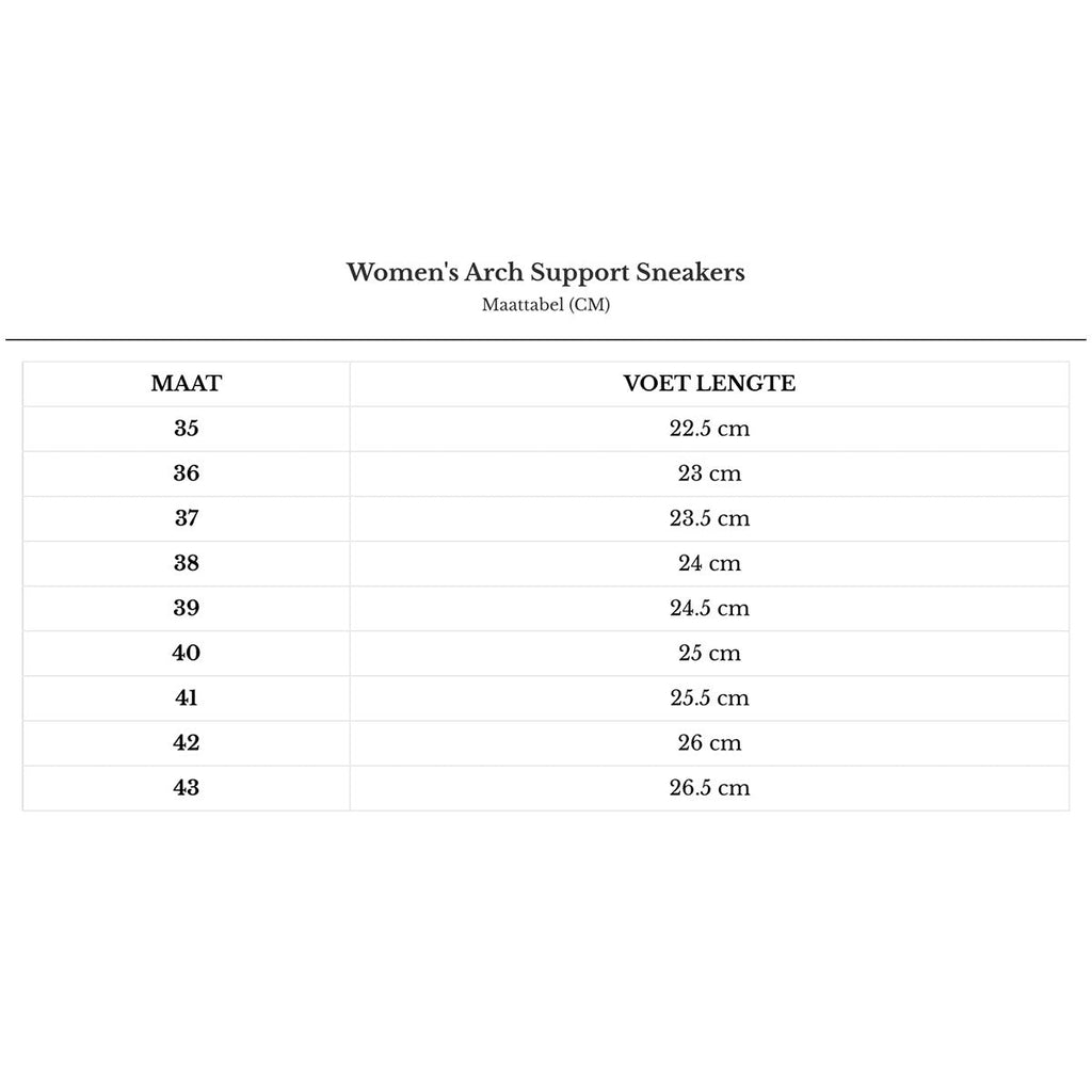 Women's Arch Support Sneakers