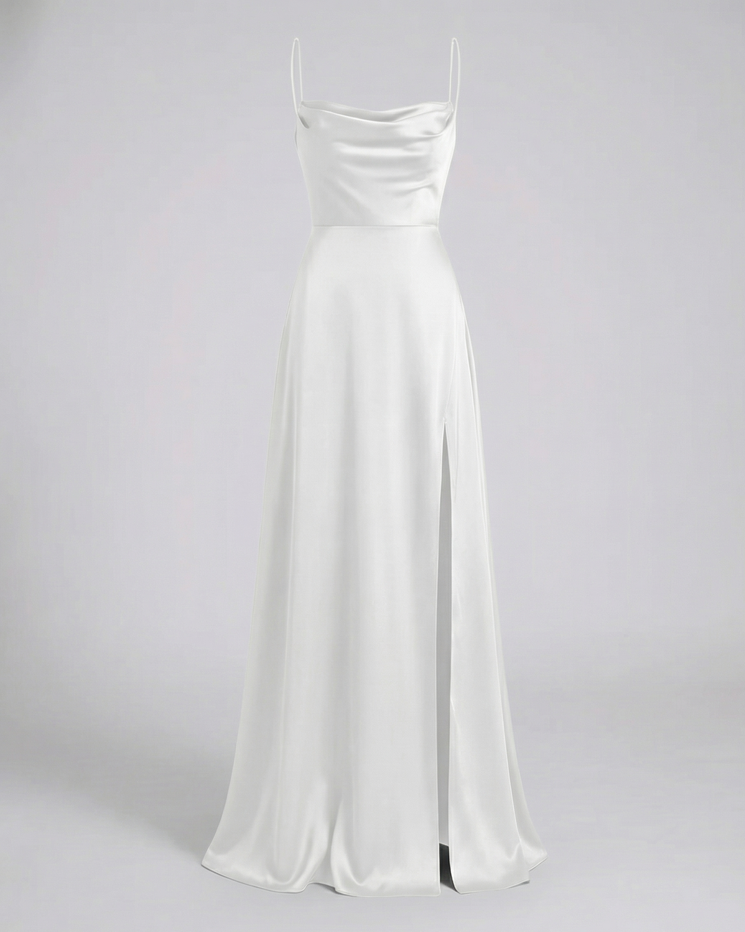 Elegant Silk Maxi Dress Women