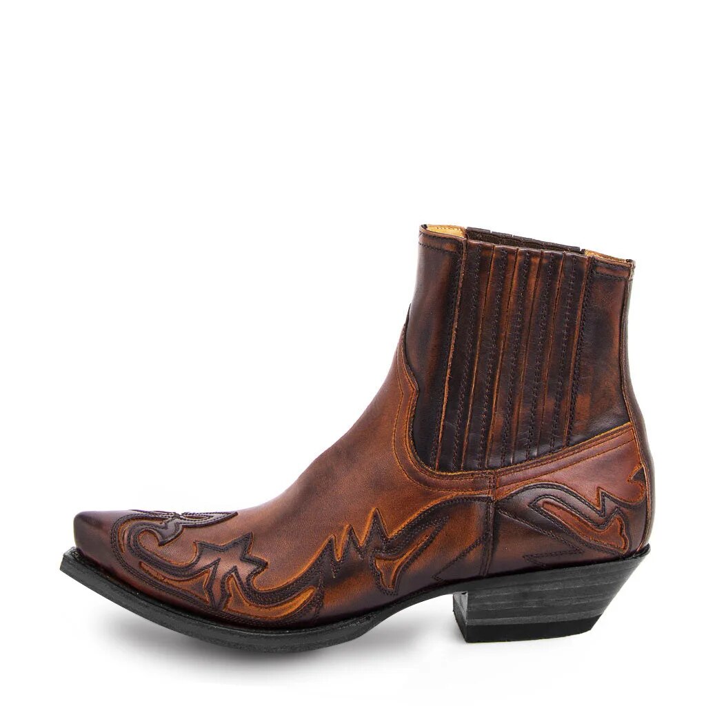 Women's Western-Style Faux Leather Cowboy Boots