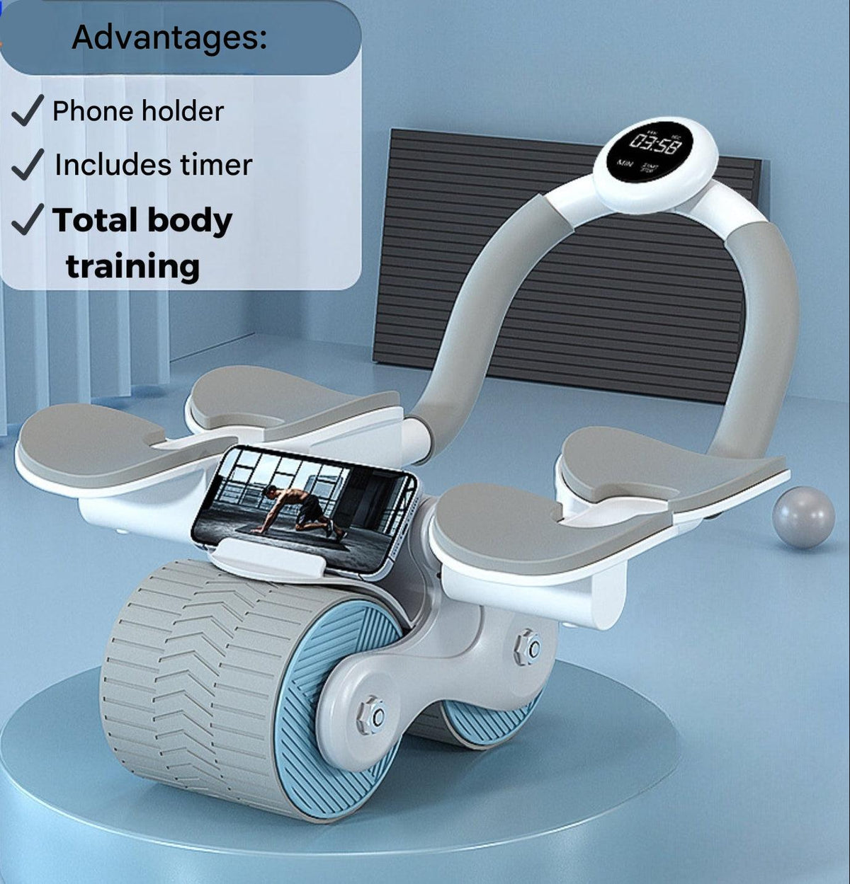 Abdominal trainer - CoreRoller Max