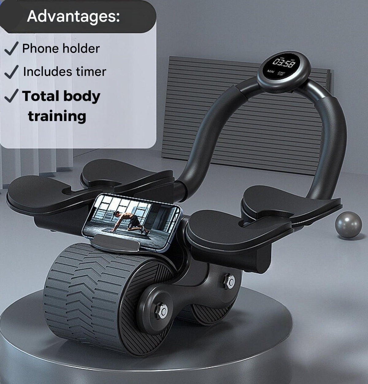 Abdominal trainer - CoreRoller Max
