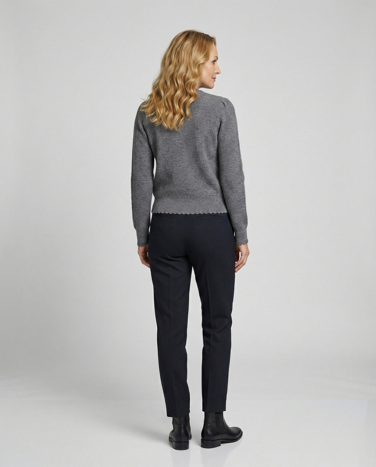 Women's Cardigan with Decorative Buttons