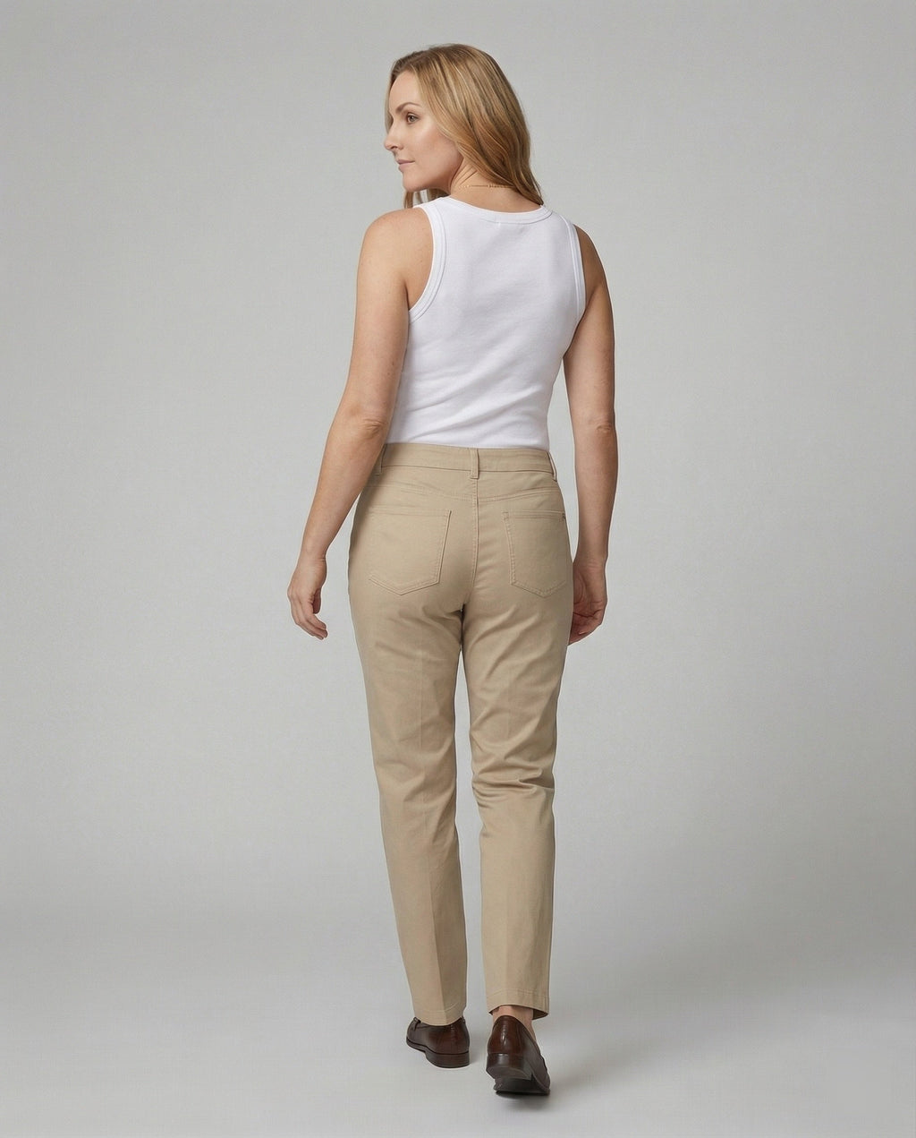 Women's High-Waisted Formal Trousers