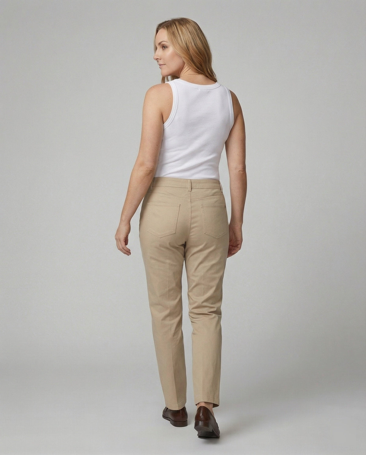 Women's High-Waisted Formal Trousers