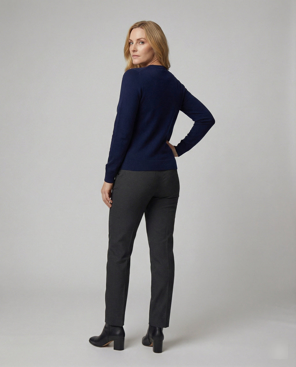 Women's Fine Knit Button-Down Cardigan