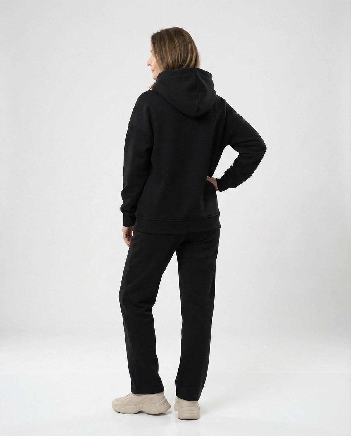 Sweat Set with High Collar