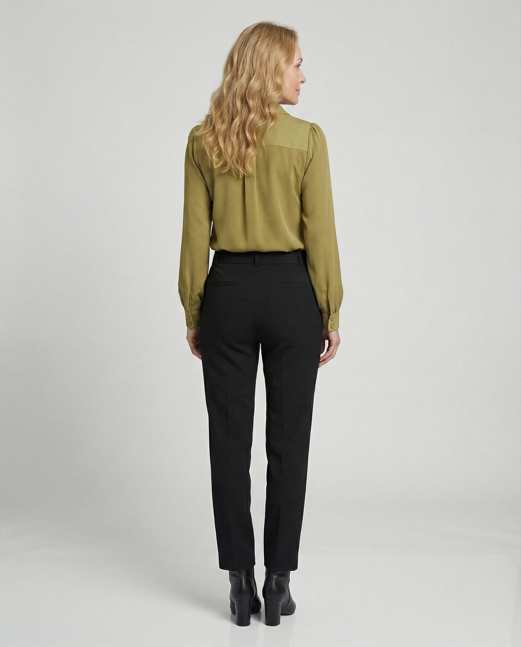 Women's Blouse with Modern V-Neck