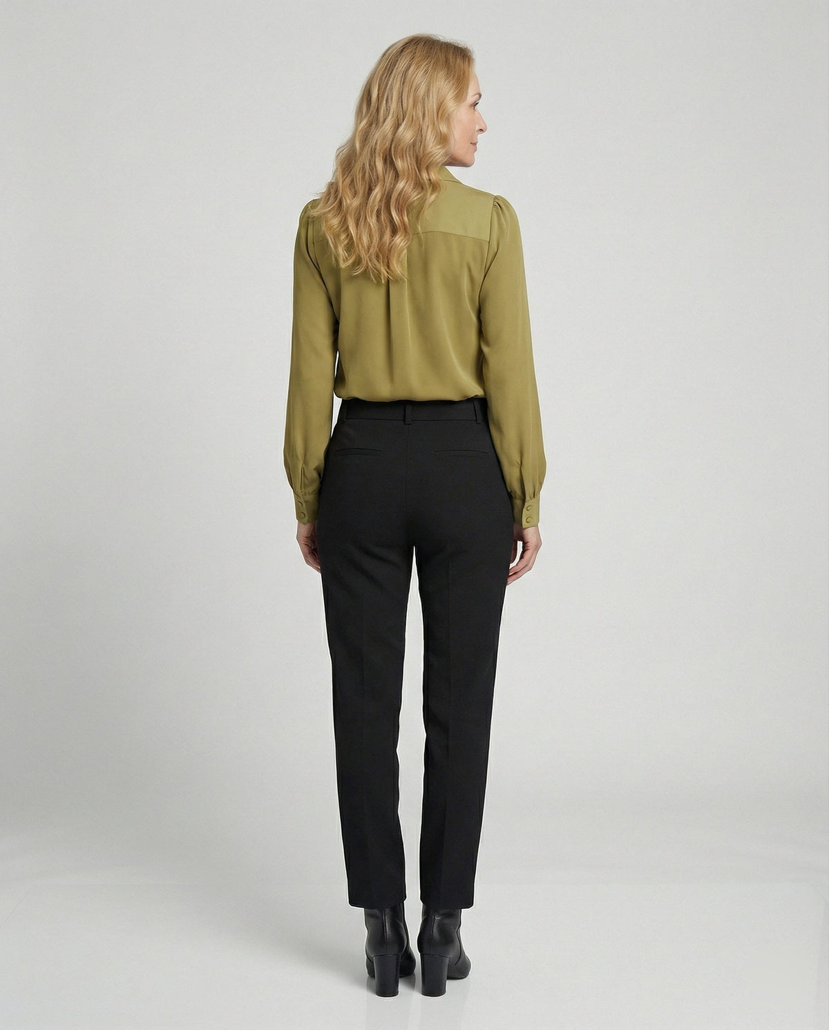 Women's Blouse with Modern V-Neck