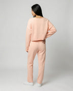 Women's Casual Sweatshirt and Wide-Leg Pants Set