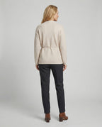 Women's Cardigan with Tie Belt