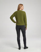 Women's V-Neck Cardigan with Buttons