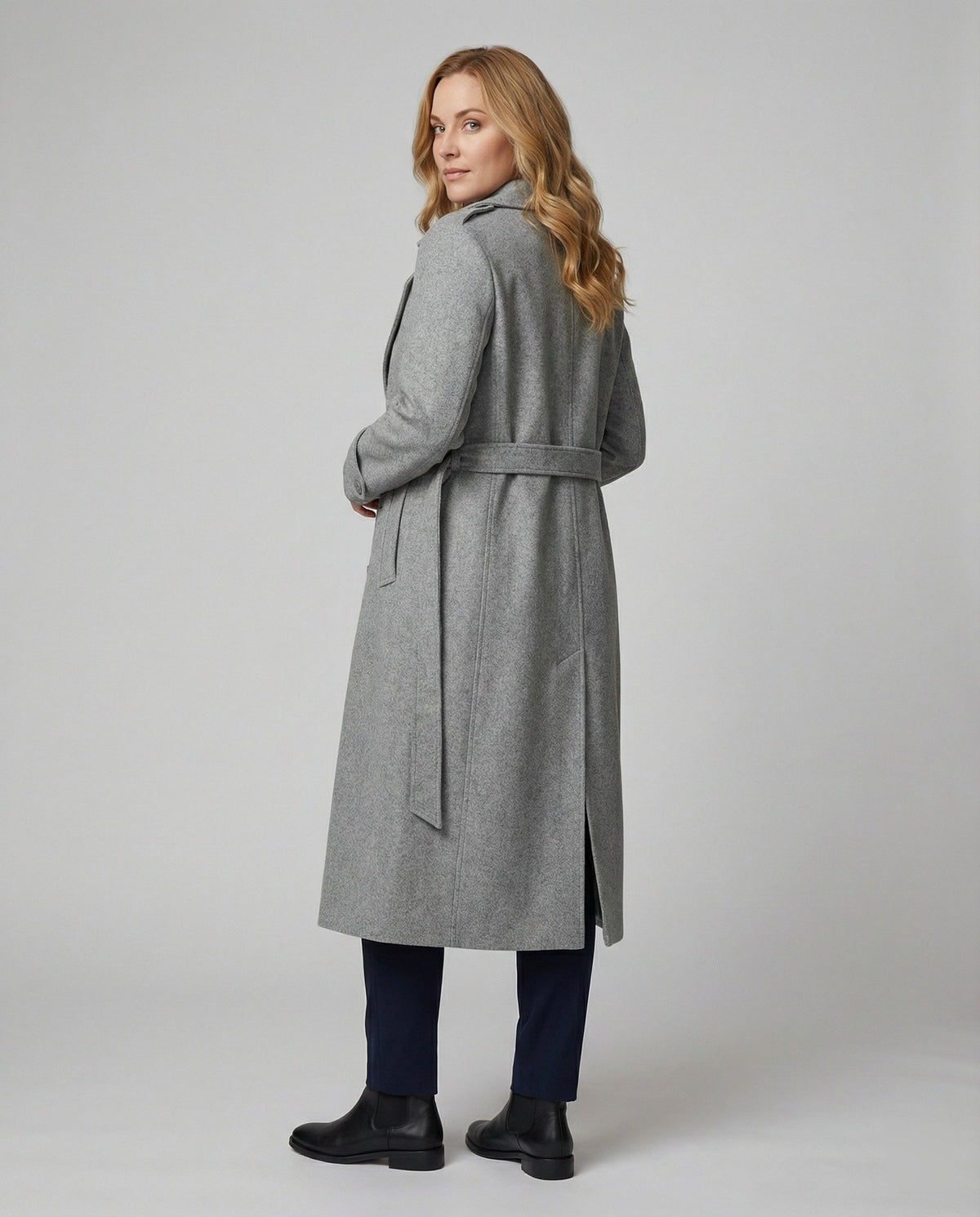 Women's Elegant Long Wrap with Double Knot