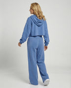 Women's Sweat Set with Hood and Jogging Trousers