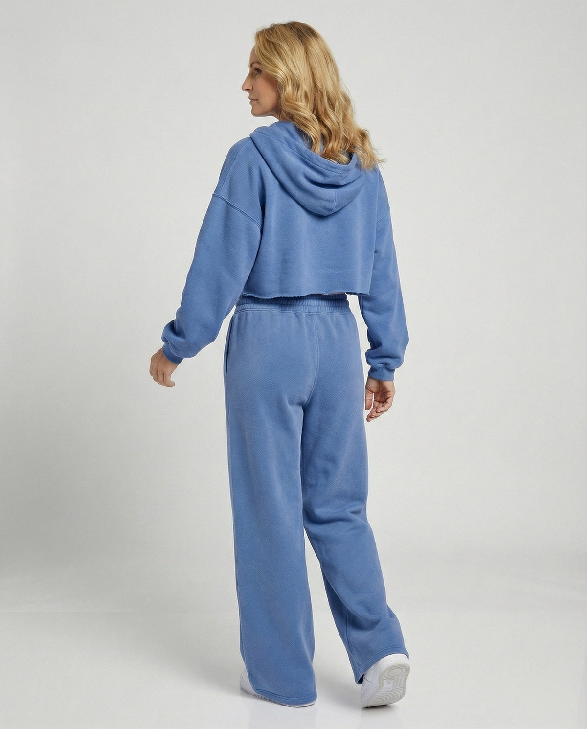 Women's Sweat Set with Hood and Jogging Trousers