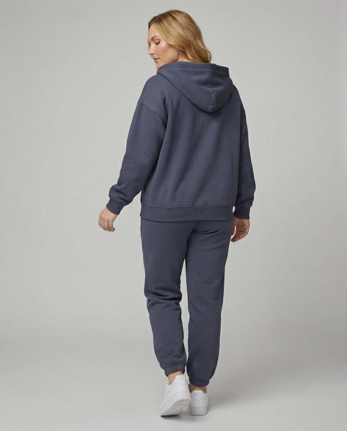 Women Fleece Jogging Suit with Hood