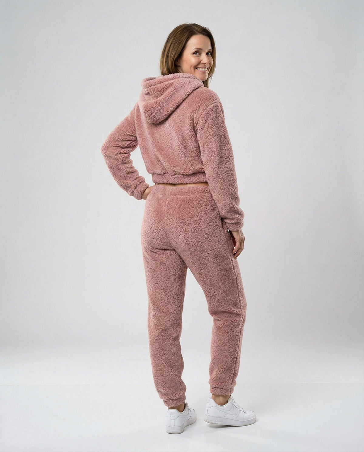 Women's Lounge Set with Cropped Jacket