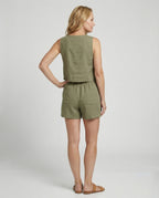 Women's Two-Piece Set with Crop Top