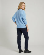 Women's Fluffy Cardigan with Puff Sleeves