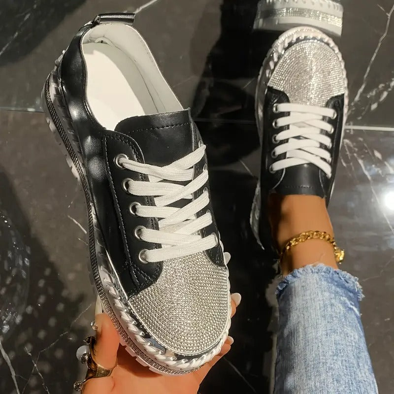 Comfortable Orthopedic Sequin Sneakers