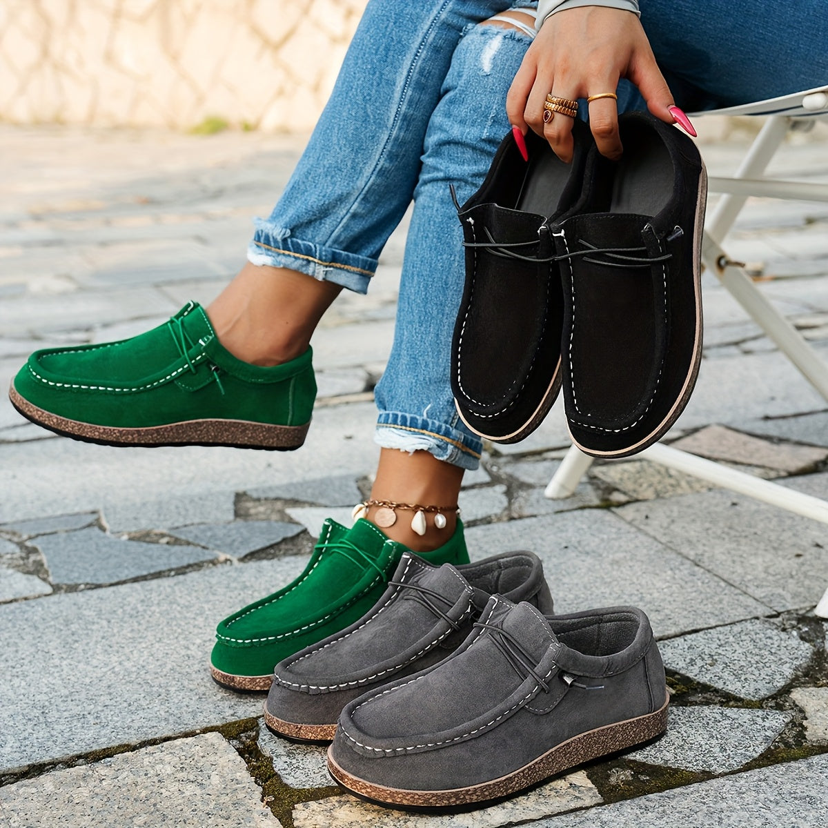 Comfortable and Lightweight Women's Slip-On Sneakers
