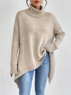 Long Turtleneck Sweater for Daily Comfort