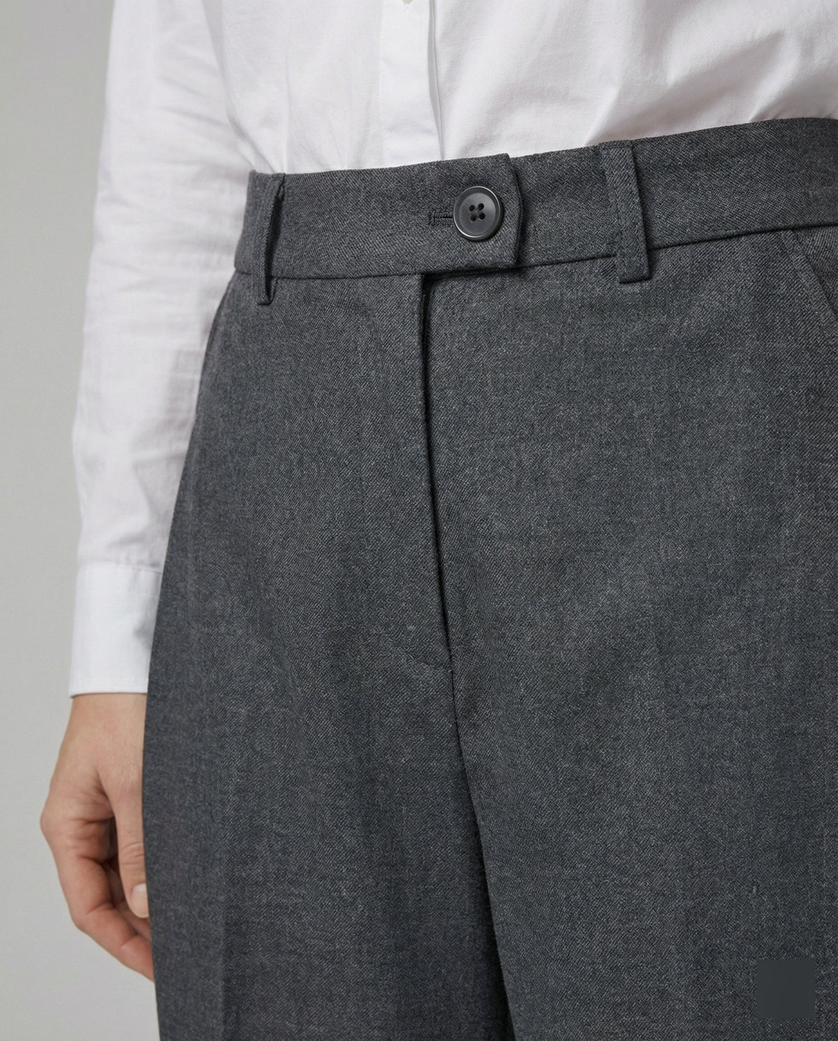 Women's High-Waisted Wide-Leg Dress Pants with Pleats