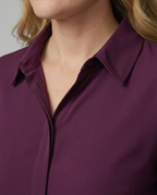 Elegant Women's Shirt Blouse with Luxurious Sheen