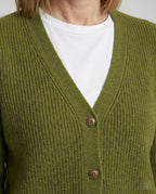 Women's V-Neck Cardigan with Buttons