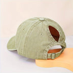 Ponytail Baseball Cap with Breathable Comfort and UV Protection